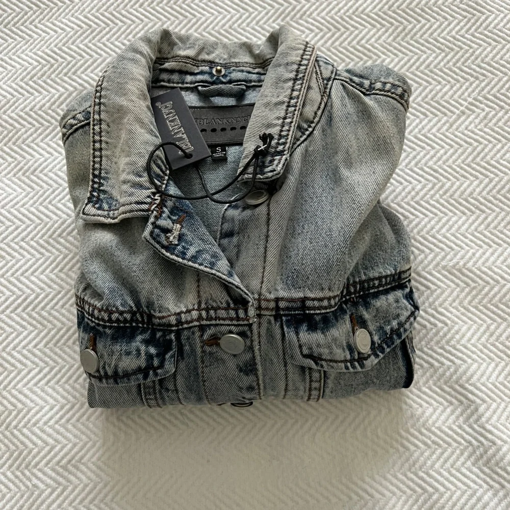 mixed media jacket by BLANK NYC - Picture 9 of 13